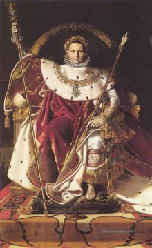 Napoleon I auf seinem Kaiserthron neoklassizistisch Jean Auguste Dominique Ingres Ölgemälde